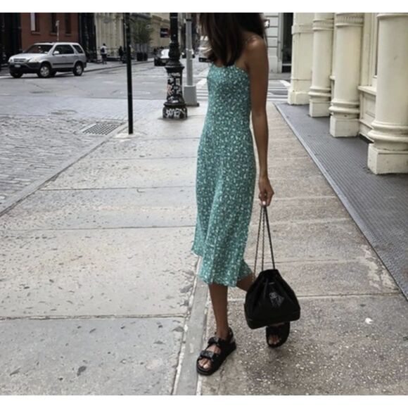 Realisation Par Amelia Dress in Poison Ivy Green Ivory Extra Large - Picture 5 of 14